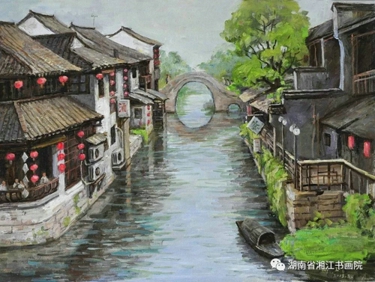 龙门艺术客栈推荐:柳玉《西塘古镇》系列作品欣赏