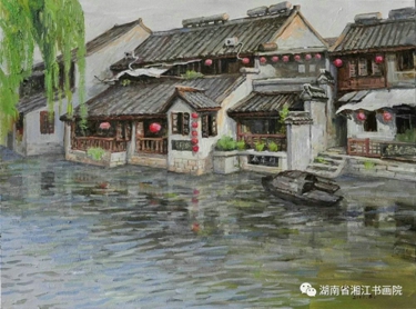 龙门艺术客栈推荐:柳玉《西塘古镇》系列作品欣赏